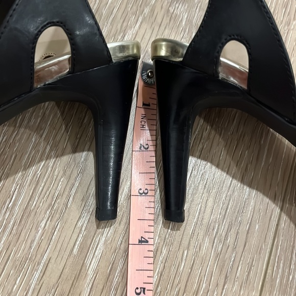 Ellen Tracy Black & Nude 3.5” Slingback Heels - size 7 - Picture 9 of 10